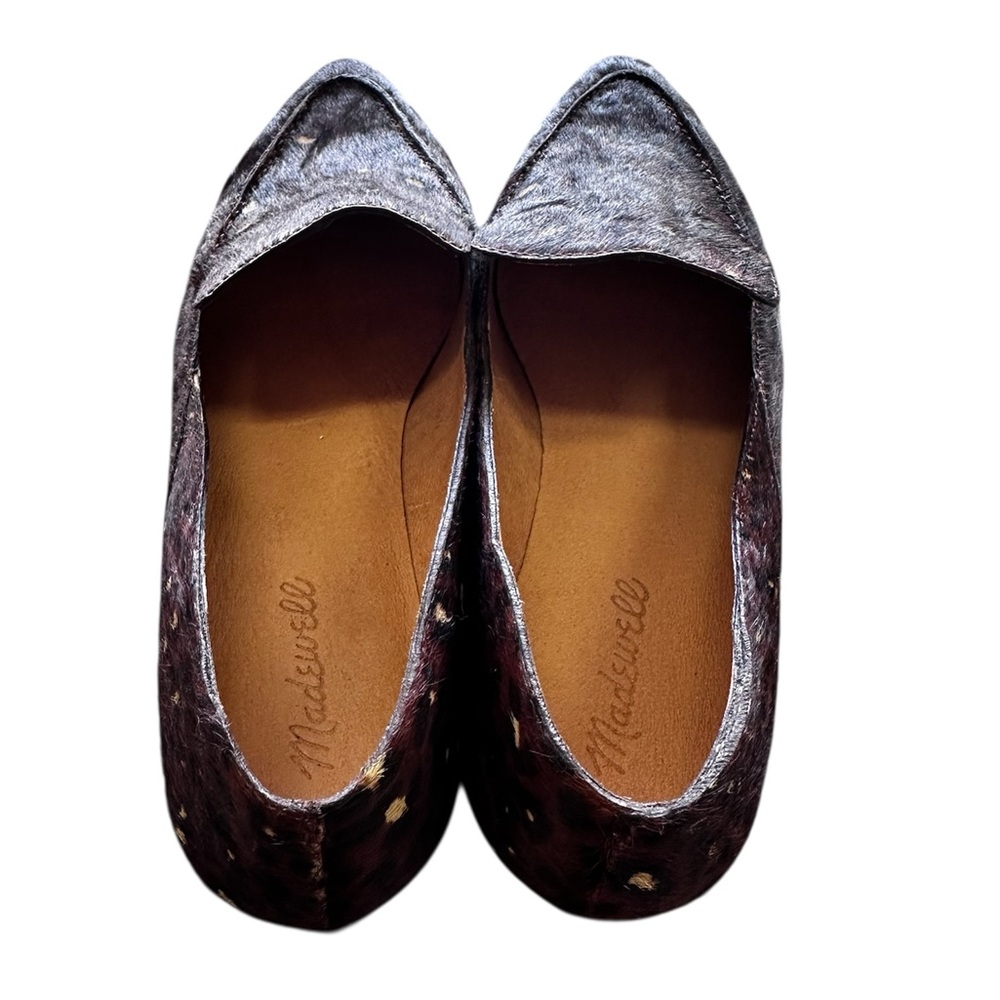 Madewell Frances Skimmer Flats Painted Leopard Women’s Size 10 | Pointed Toe Loa - Picture 5 of 6
